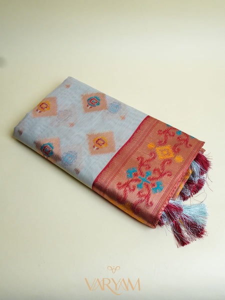 Kalista Linen Ice Tango Saree