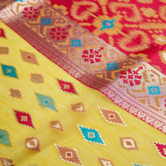 Monalisa Linen Yellow Saree