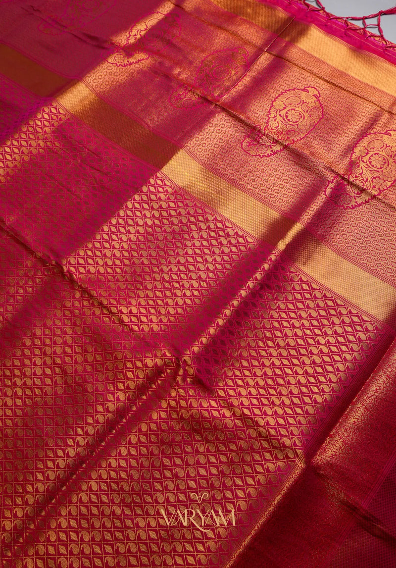 Veera Silk Red Saree