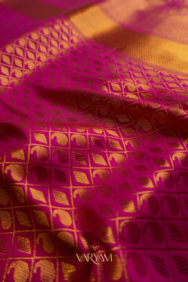 Veera Silk Pink Saree