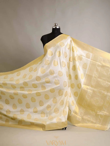 Zoya Silk Yellow Saree