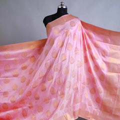 Zoya Silk Pink Saree
