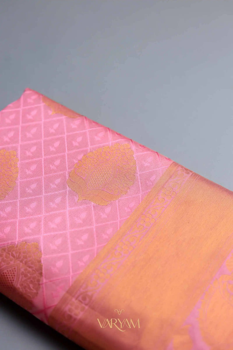Zoya Silk Pink Saree