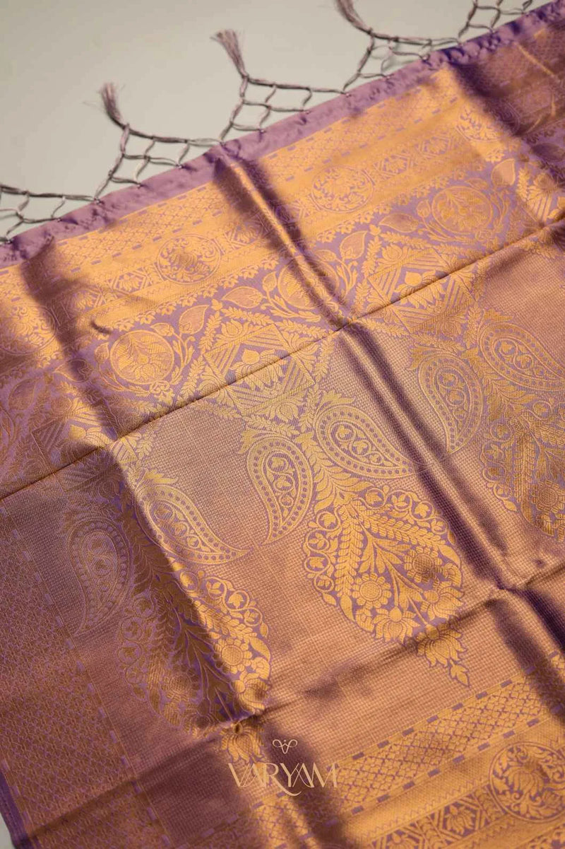 Amara Silk Purple Saree
