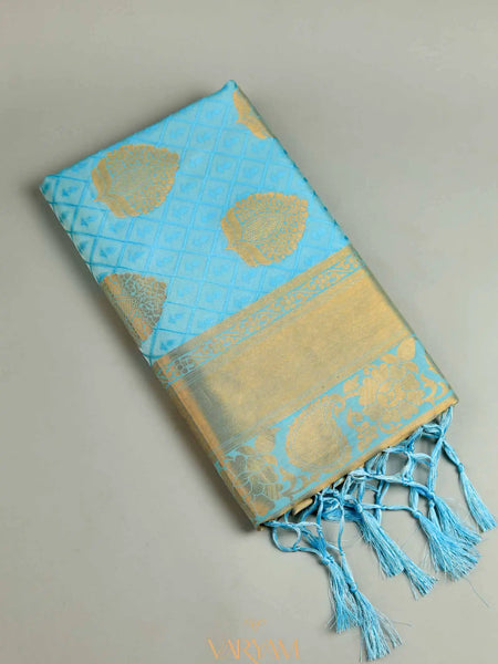 Zoya Silk Light Blue Saree