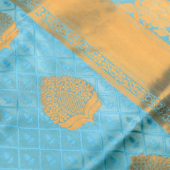 Zoya Silk Light Blue Saree