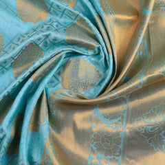Zoya Silk Light Blue Saree