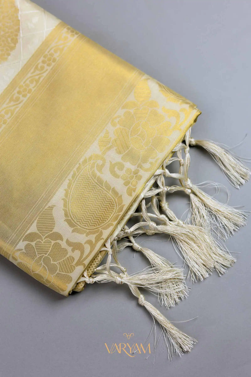 Zoya Silk Yellow Saree