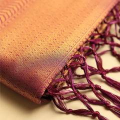Swarna Silk Purple Gold Saree