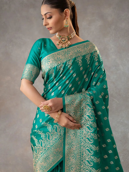 Aarohi Green Saree