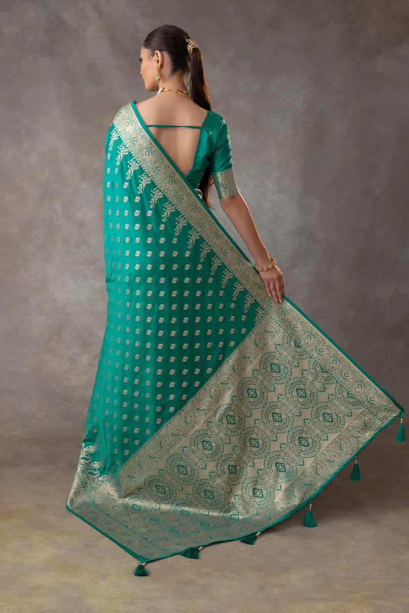 Aarohi Green Saree