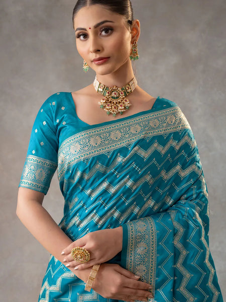 Vaidehi Blue Saree