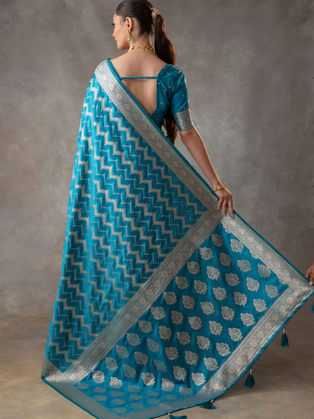 Vaidehi Blue Saree