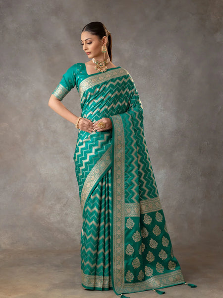 Vaidehi Green Saree