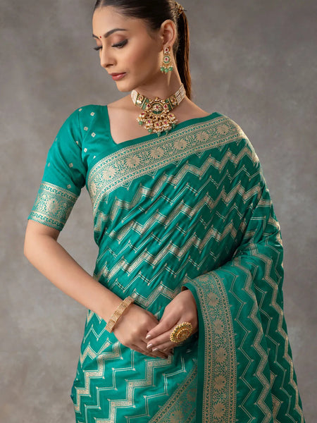Vaidehi Green Saree