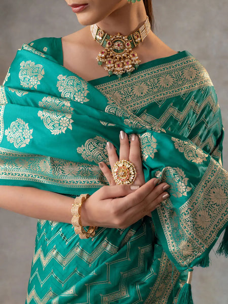 Vaidehi Green Saree