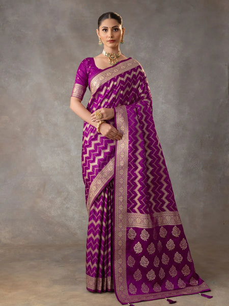 Vaidehi Purple Saree