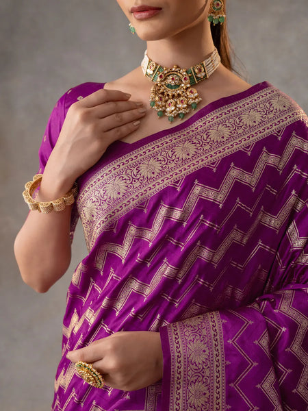 Vaidehi Purple Saree