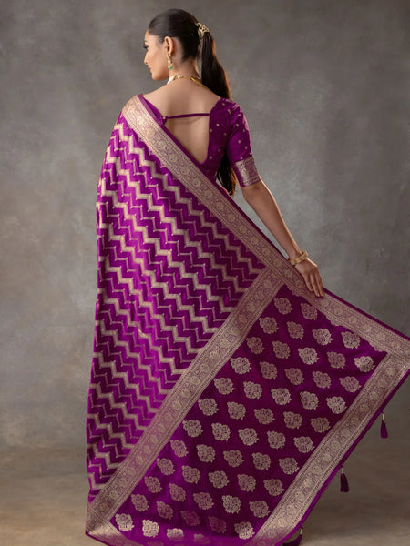 Vaidehi Purple Saree