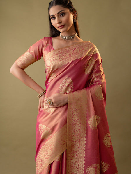 Imperial Silk Red Saree