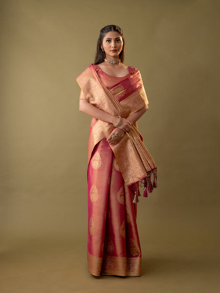 Imperial Silk Red Saree