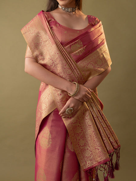 Imperial Silk Red Saree