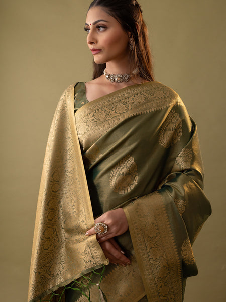Imperial Silk Green Saree