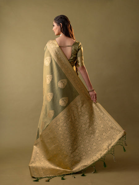 Imperial Silk Green Saree