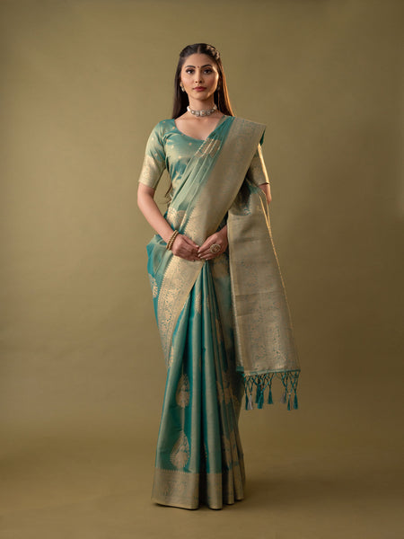 Imperial Silk Blue Saree
