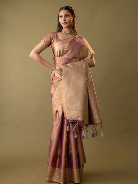 Imperial Silk Purple Saree