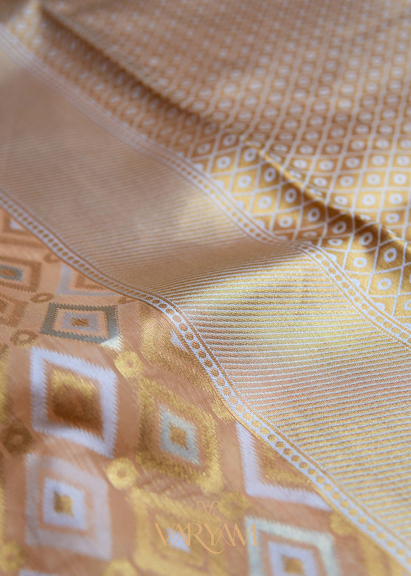 Shahi Cotton Peach Saree
