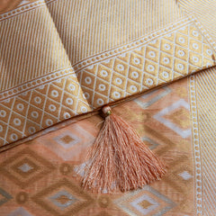 Shahi Cotton Peach Saree