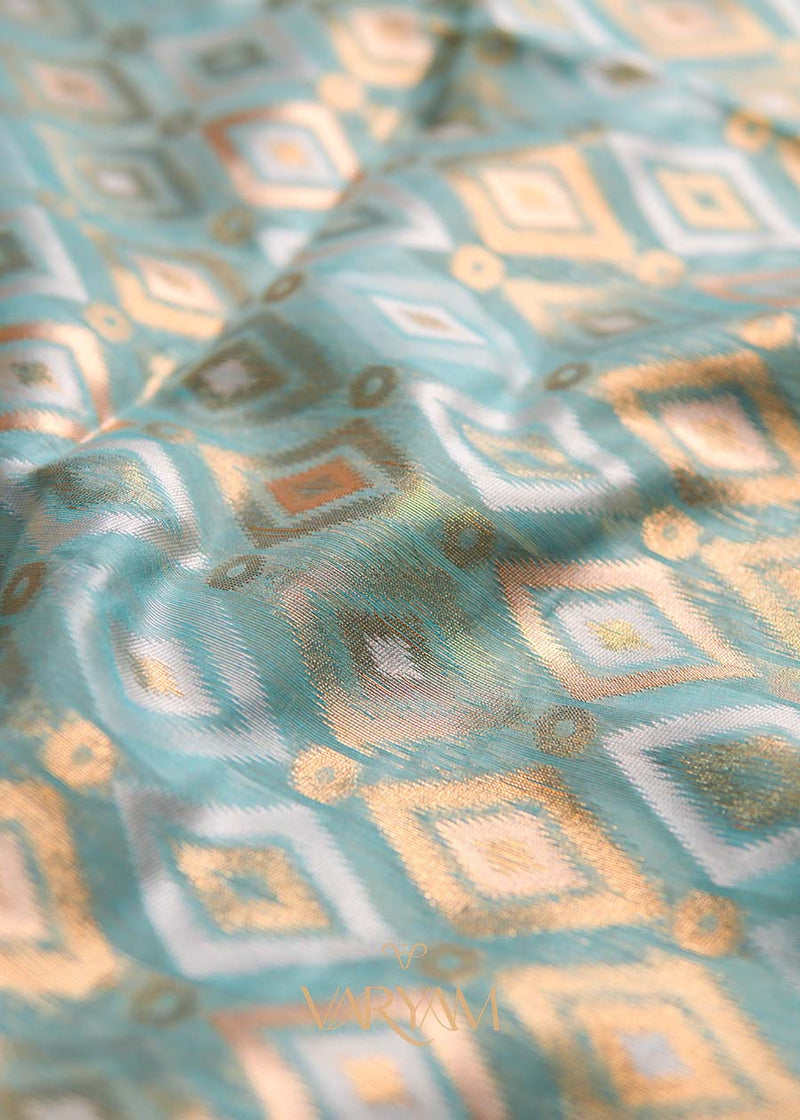 Shahi Cotton Blue Saree