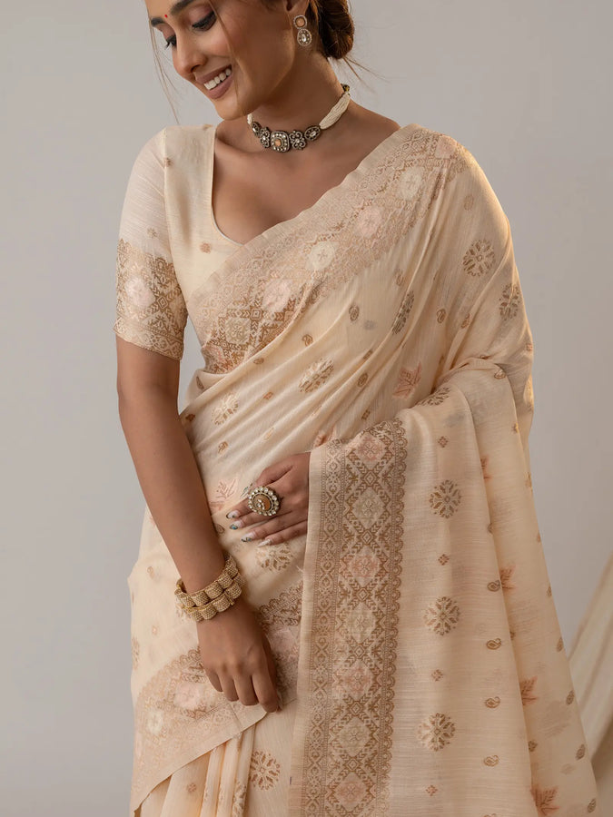 Linen Saree