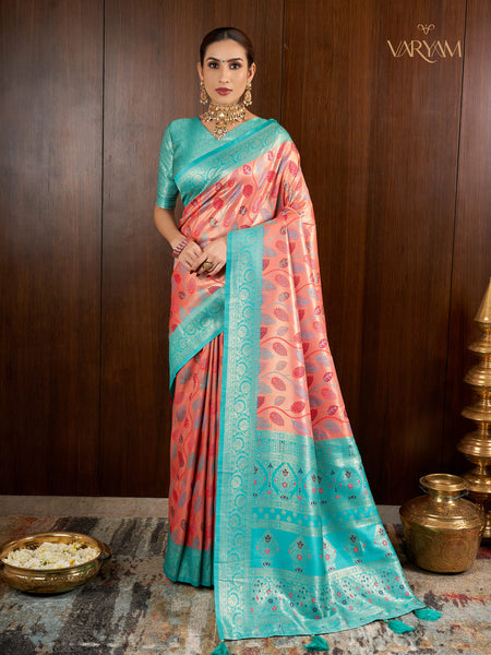Ahana Tissue Silk Saree