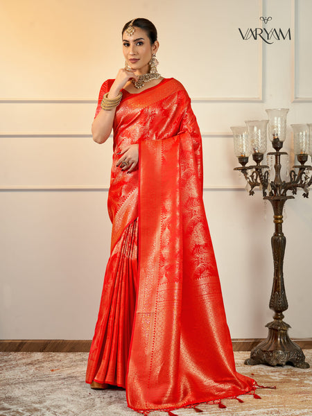 Jamawari Banarsi Satin Saree
