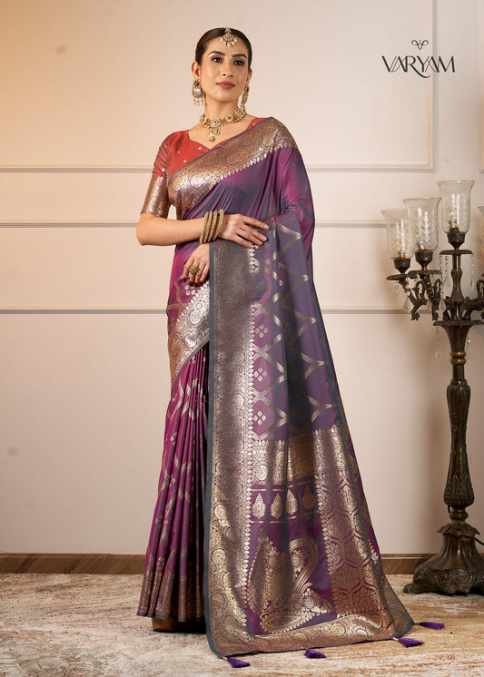 Fine Katan Silk Woven Saree