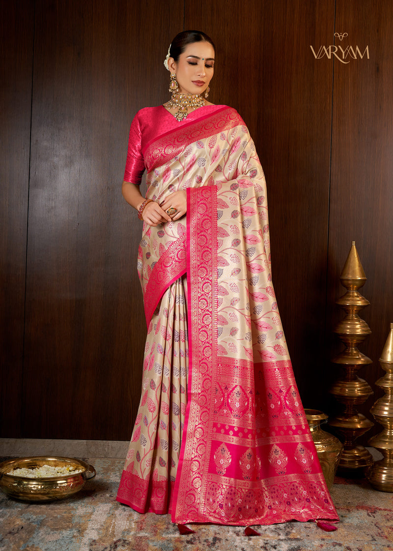 Ahana Tissue Silk Saree