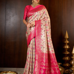 Ahana Tissue Silk Saree