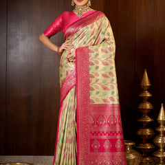 Ahana Tissue Silk Saree