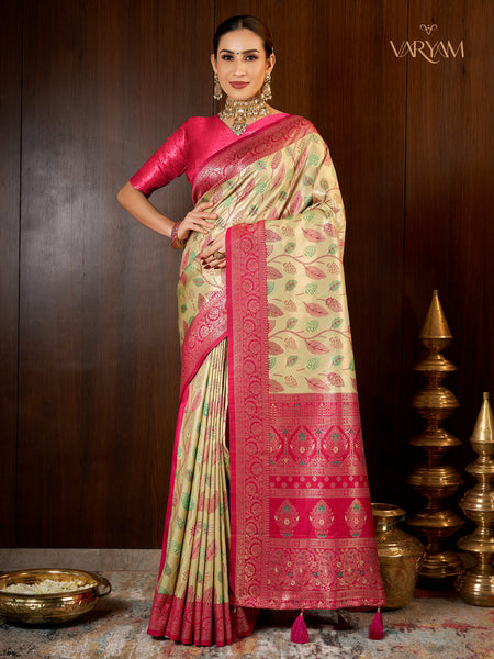 Ahana Tissue Silk Saree