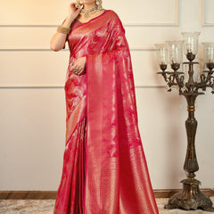 Jamawari Banarsi Satin Saree