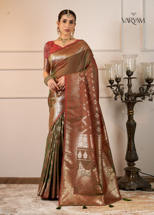 Fine Katan Silk Woven Saree