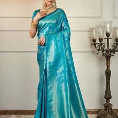 Jamawari Banarsi Satin Saree