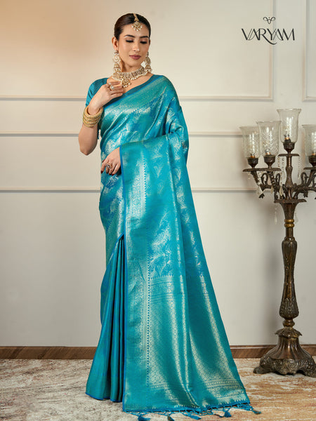 Jamawari Banarsi Satin Saree
