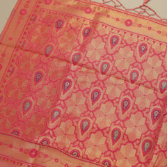 Mira Cotton Pink Saree