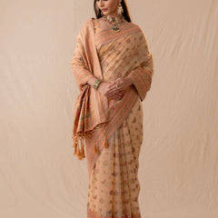 Neer Cotton Yellow Saree