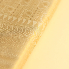 Swarna Silk Cream Gold Saree