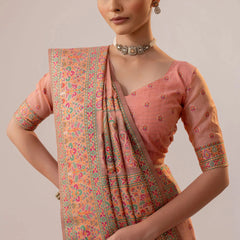 Saba Cotton Pink Saree