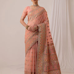 Saba Cotton Pink Saree
